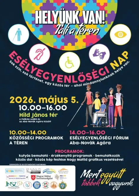 Tali a téren – közös élményre hív Szolnok esélyegyenlőségi napja
