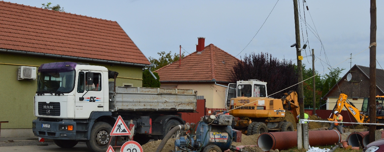 A Véső úti térség bel- és csapadékvízvédelmi fejlesztése